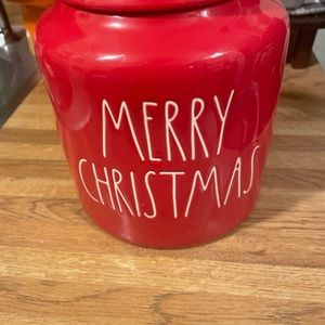 Rae Dunn Merry Christmas Canister